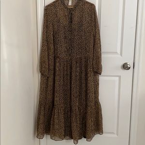 H&M Leopard MIDI